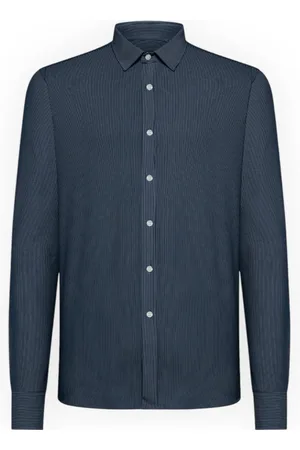 RRD Skjorte, Herre, Blå, 2XL, Bomuld, Jaquard Open Oxford Skjorte