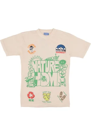 MARKET Top, Herre, , M, Bomuld, Natur Hjem Tee Sand Herre T-shirt
