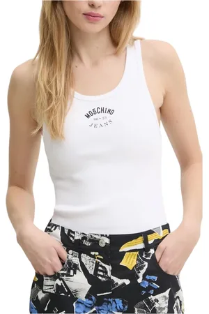 Moschino Top, Dame, Hvid, M, Hvid Top til Kvinder