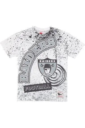 Mitchell & Ness Top, Herre, Hvid, L, Bomuld, Oakland Raiders NFL Hold Tee