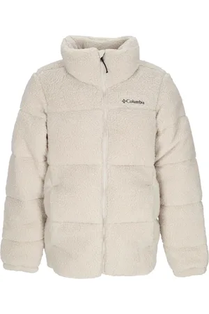 Columbia Jakke, Herre, , XL, Uld, Bear Puffect Sherpa Jakke Mørk Sten