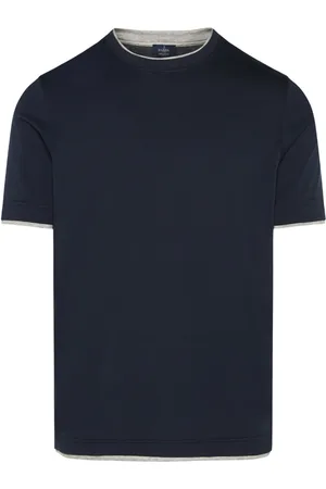BARBA Top, Herre, Blå, M, Blå T-shirts og Polos