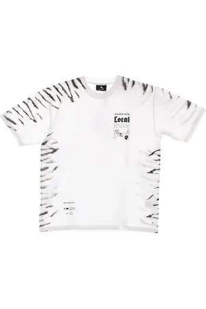 MAUNA KEA Top, Herre, Hvid, M, Bomuld, Hvid Tiger Tee Kortærmet T-shirt