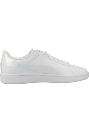 PUMA Sko, Dame, Hvid, 36 EU, Uld, Holografiske Smash Sneakers