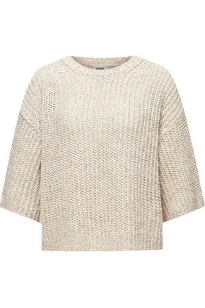 Drykorn Strik, Dame, , M, Bomuld, Chunky Strik Kortærmet Sweater