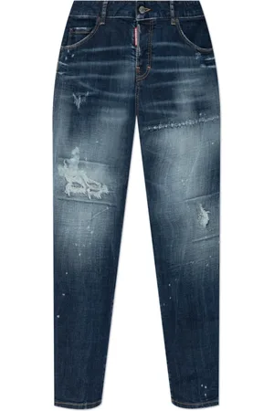 Dsquared2 Jeans, Dame, Blå, 4XS, Bomuld, Jeans Cool Girl