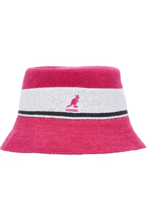 Kangol Tilbehør, Herre, Lyserød, XL, Polyester, Stribet Fisker Hat Elektrisk
