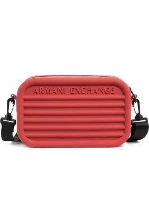 Armani Exchange Taske, Herre, Rød, ONE SIZE, Enkel Crossbody Taske med Justerbar Strop