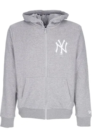 New Era Sweathshirts & Hoodies, Herre, Grå, L, Bomuld, NY Yankees Zip Hoodie Heather Graphite