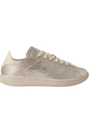 Ash Sko, Dame, Grå, 37 EU, Læder, Sølv Super Sneakers til Kvinder