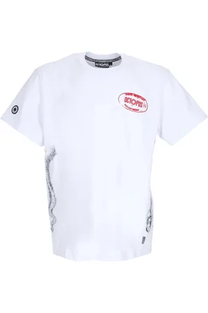 Octopus Top, Herre, Hvid, XL, Bomuld, Hvid T-shirt med -logo