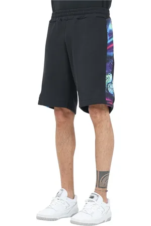Australian Shorts, Herre, Sort, 2XL, Sort sporty shorts med kontrastbånd