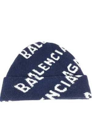 Balenciaga Pre-owned, Dame, Blå, ONE SIZE, Uld, Pre-owned Uld hatte
