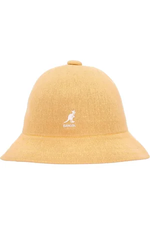 Kangol Tilbehør, Herre, , S, Polyester, Afslappet fiskerhat i abrikosstof
