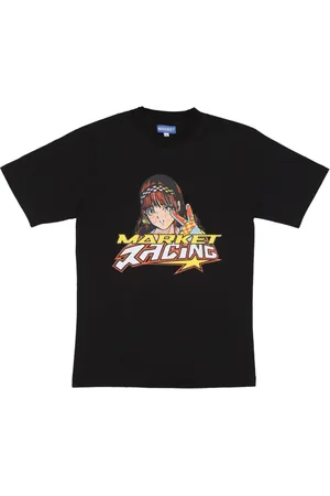 MARKET Top, Herre, Sort, M, Bomuld, Søndag Tee Sort Kortærmet T-shirt
