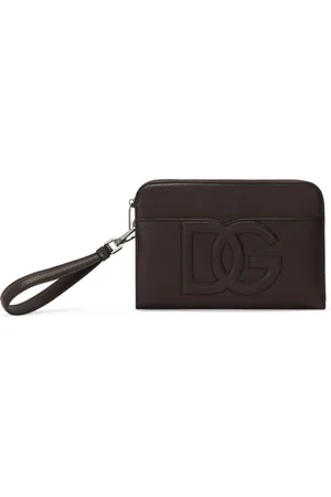 Dolce & Gabbana Taske, Herre, Sort, ONE SIZE, Sort Mode Tasker med Logo Detalje