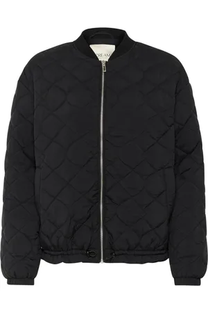 Cream Jakke, Dame, Sort, 2XL, Uld, Quiltet jakke i Pitch