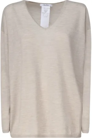 Max Mara Strik, Dame, , S, Cashmere, Cashmere V-Neck Sweater