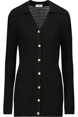 Nanushka Strik, Dame, Sort, S, Sort Evelyn Skjorte