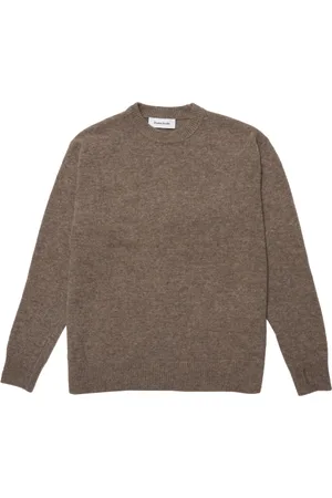 Etudes Strik, Herre, Brun, S, Rund Hals Marron Sweater