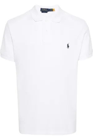 Ralph Lauren Top, Herre, Hvid, L, Bomuld, Kortærmet poloshirt
