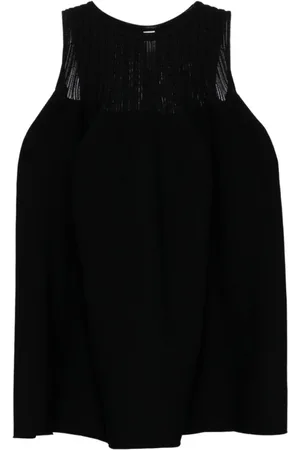 CFCL Top, Dame, Sort, ONE SIZE, Ærmeløs Flare Top