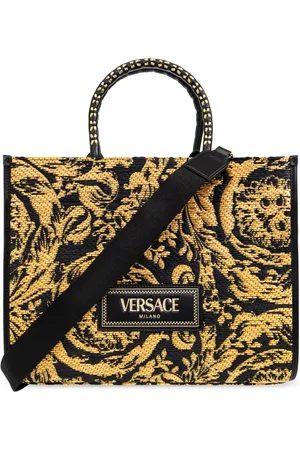 VERSACE Taske, Dame, Sort, ONE SIZE, Bomuld, Taske Athena Medium