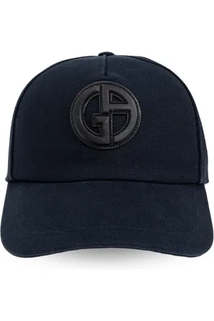 Giorgio Armani Tilbehør, Herre, Blå, M, Bomuld, Baseballkasket