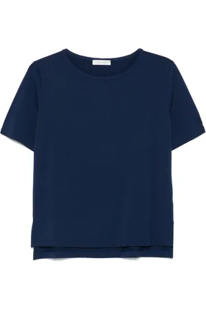 LE TRICOT PERUGIA Top, Dame, Blå, L, Blå T-shirts og Polos