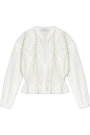 IRO Bluser & Skjorter, Dame, Hvid, L, Polyester, Top Rixi