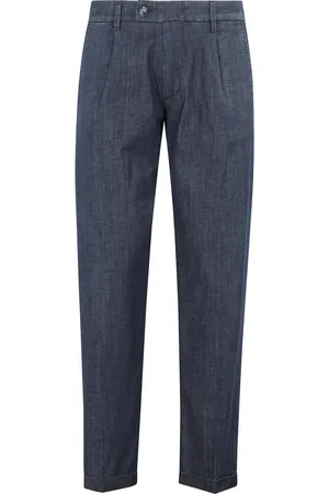 RE-HASH Bukser, Herre, Blå, W34, Denim, Denim Chinos til mænd