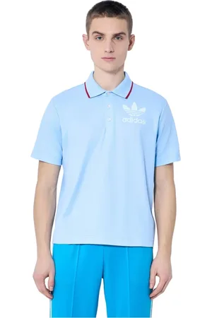 adidas Top, Herre, Blå, S, Bomuld, Logo Motif Polo Shirt