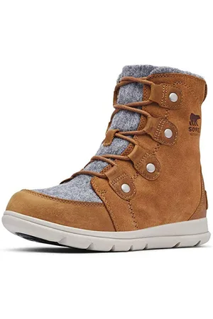 sorel Sko, Dame, Brun, 37 EU, Uld, Kamelbrun Explorer Joan Støvler