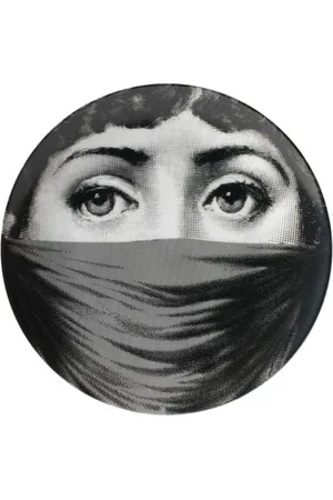 FORNASETTI Home, Dame, Grå, ONE SIZE, Variations Plate Theme Model N91