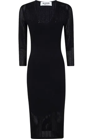 Blugirl Kjole, Dame, Sort, M, Elegant Sort Kjole Dametøj