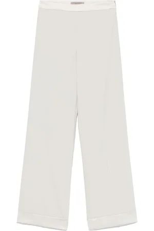 D.EXTERIOR Bukser, Dame, Grå, L, Polyester, Grønne Elegante Bukser