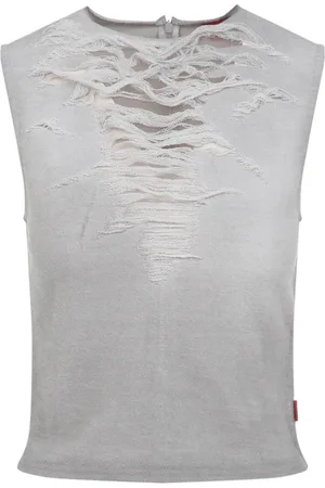Diesel Top, Dame, Grå, M, Bomuld, Yasmina Tank Top