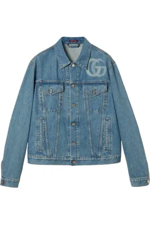 Gucci Jakke, Herre, Blå, L, Uld, Stilfuld Jakke i Trendy Design