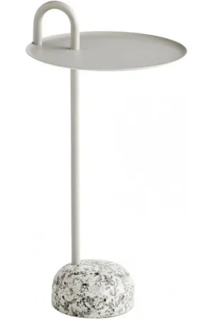 Hay Home, unisex, Rød, ONE SIZE, Granitbase Beige Stål Bordplade