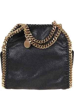 Stella McCartney Taske, Dame, Sort, ONE SIZE, Uld, Sort Skuldertaske Tiny Tote