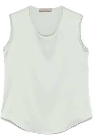 D.EXTERIOR Top, Dame, Grøn, M, Uld, Grøn Elegant Top til Kvinder