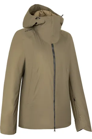 LAMUNT Sport, Dame, Brun, XS, Uld, Vandtæt Remoca jakke i mørk taupe