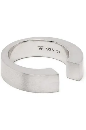 TOM WOOD Tilbehør, Dame, Grå, 52 MM, Minimalist Gate Ring