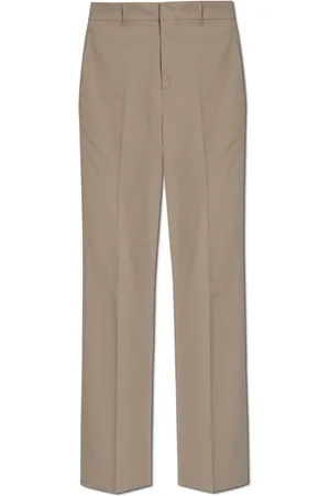 Emporio Armani Bukser, Herre, Grå, XL, Bomuld, Bukser med let tilspidsede ben