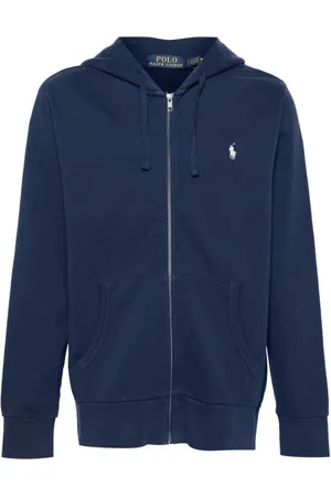 Ralph Lauren Sweathshirts & Hoodies, Herre, Blå, M, Bomuld, Langærmet sweatshirt