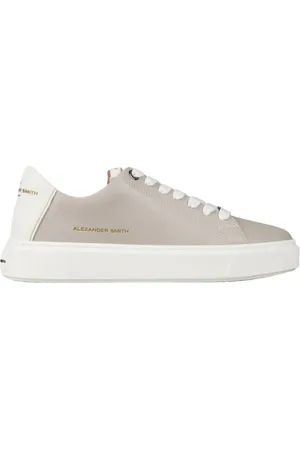 Alexander Smith Sko, Herre, Grå, 42 EU, Læder, London MAN Light Grey White