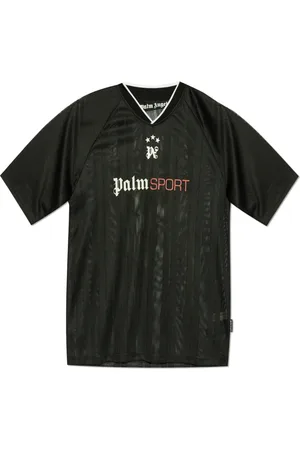 Palm Angels Top, Herre, Sort, M, T-shirt med logo