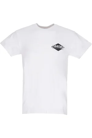 Thrasher Top, Herre, Hvid, XL, Bomuld, Hvid Hurricane Tee Kortærmet T-Shirt