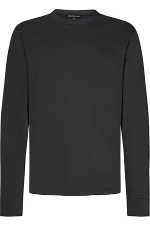James Perse Top, Herre, Sort, L, Bomuld, Luksus Magma T-shirt
