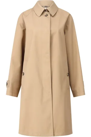 Sealup Frakke, Dame, , XS, Uld, Elegant Trenchcoat med Moderne Detaljer